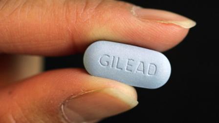 A close up of Gilead Sciences Inc.s Truvada pill is shown in their lab in a Foster City, Calif. file photo from May 26, 2006.