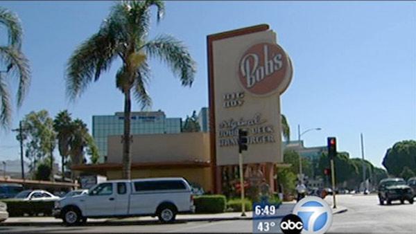 Bobs Big Boy in Burbank is a classic American diner recognized by the historical landmark society.
