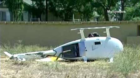 An investigation is under way into why a helicopter lost power and crashed into a field near the Chino Airport Saturday, Aug. 6, 2011.