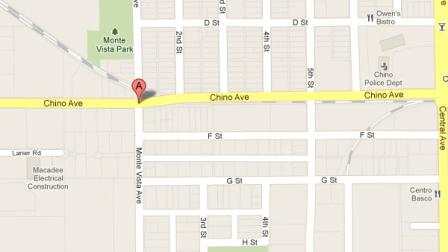 A car theft suspect evaded police after crashing his vehicle and fleeing on foot in a Chino neighborhood on Saturday, Oct. 8, 2011.