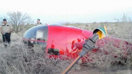 A crashed helicopter is shown in this photo near Las Cruces, New Mexico on Saturday, June 9, 2012.