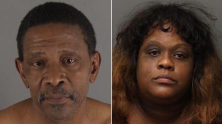 Gregory and LaQuron Lacy are shown in booking photos provided by the Riverside County Sheriffs Department.