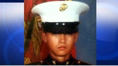 Marine Cpl. Allan DeVillena II, 22, of San Jose, was fatally shot fleeing Palm Springs police officers Saturday, Nov. 10, 2012.