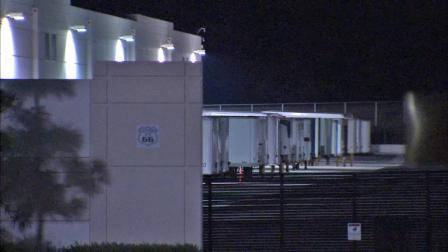 Police said thieves stole a trailer full of electronics from the Cajon Distribution Center on Tuesday, Dec. 25, 2012.