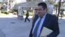 Mike Rios, a Moreno Valley school board member, leaves court Wednesday, Jan. 30, 2013. He faces pimping, pandering and rape charges.