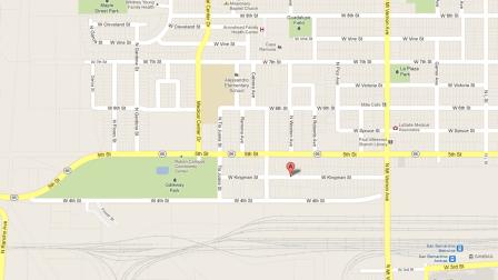 San Bernardino Police responded to a report of a man shot on West Kingman Street Saturday, Feb. 16, 2013.