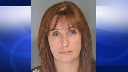 Patricia Gledhill is shown in a booking photo provided by the Riverside Sheriffs Department.