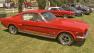 A Mustang GT350-H is displayed during a fundraiser to help the school actor Steve McQueen said turned his life around - Boys Republic.