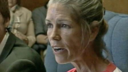 Leslie Van Houten appears before a parole board at California Institution for Women in Chino in this undated file photo.