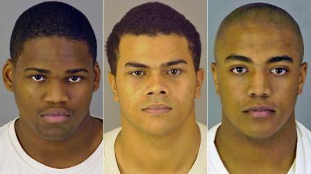 Tyronne Miller, Kevin Cox and Emrys John were found guilty of first-degree murder in the brutual killing of Marine Sgt. Jan Pietrzak and his wife, Quiana Jenkins-Pietrzak, at their home in October 2008.