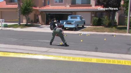 Police investigate after a dog attacked an 80-year-old man near Murrieta Friday, June 28, 2013.