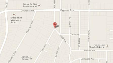 This Google Maps image indicates the location near Crest Avenue and Babb Avenue in Riverside where authorities say a pedestrian was struck and killed by a suspected drunken driver on Saturday, July 13, 2013.