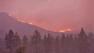 A brush fire near Idyllwild continues to burn Tuesday, July 16, 2013.
