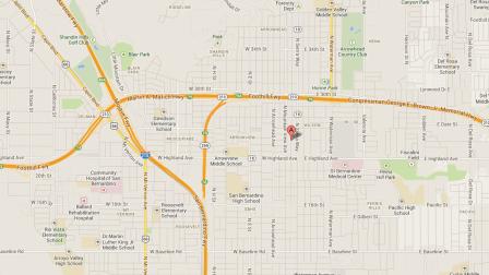 This Google Maps image shows the approximate location where a pit bull was shot and killed after attacking children on Sunday, Oct. 6, 2013.
