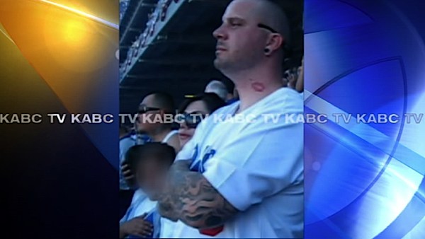 Three suspects are shown at a Los Angeles Dodgers game allegedly on the evening when San Francisco Giants fan Bryan Stow was severely beaten in the parking lot.