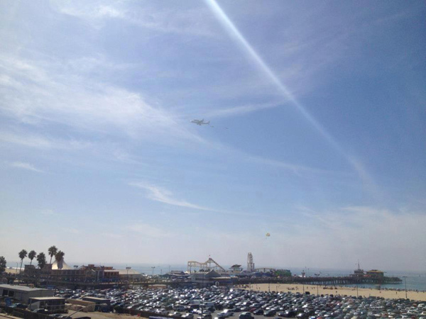 ABC7 viewer Wendy O'Dea took this photo of space...