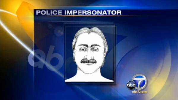Search continues for cop impersonator