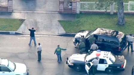 2 men arrested after standoff in La Puente