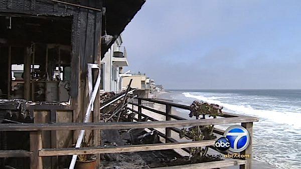 Ricki Lake's Malibu home caught fire, forcing her, her two sons and their dog to evacuate Saturday, Sept. 18, 2010.
