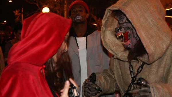Revelers in costumes at 2010 West Hollywood Halloween Carnaval