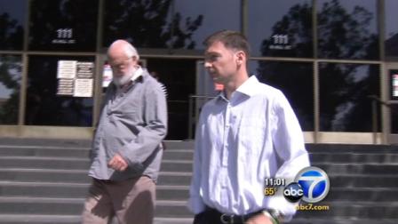 Bruce Beresford-Redman, a local reality TV producer, is seen leaving a downtown L.A. courthouse.