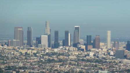 A skyline view of downtown Los Angeles is seen in this undated photo.