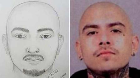 Giovanni Ramirez, 31, was arrested on suspicion of assaulting Giants fan Bryan Stow. To the left is a sketch of the suspect.
