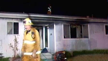 Three people were injured when they tried to fight a fire in their Sunland home on Friday, May 27, 2011.