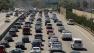 Traffic is seen on the 405 Freeway in the Sepulveda Pass area of Los Angeles on Wednesday, July 8, 2009.