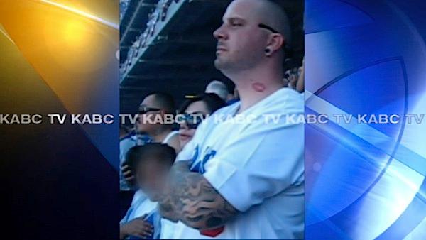 Three suspects are shown at a Los Angeles Dodgers game allegedly on the evening when San Francisco Giants fan Bryan Stow was severely beaten in the parking lot.