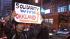 Hundreds of Occupy LA protesters marched downtown Wednesday in solidarity with their counterparts in Oakland.