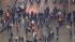 Riot police moved in on Occupy demonstrators...