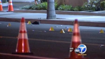 A man was rushed to the hospital after being struck by a car near Rosecrans and Cordary avenues in Hawthorne on Saturday, Jan. 28, 2012.