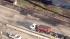 A gasoline tanker truck crashed and burned on...