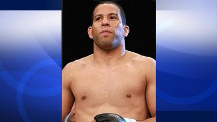 Raphael Davis, seen in this picture from Sherdog.com, was arrested on Tuesday, April 10, 2012, for filing false workers compensation claims while he competed as a mixed martial arts fighter.
