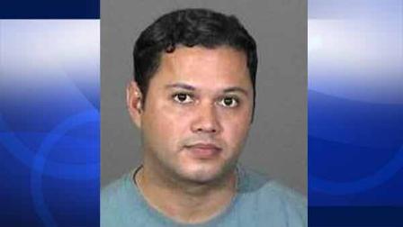 Esvin Donis, 33, is shown in this booking photo provided by the Los Angeles County Sheriffs Department.