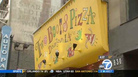 Two Boots opened on Broadway in downtown Los Angeles on Wednesday, May 2, 2012.