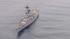 The USS Iowa battleship is seen off the coast of...