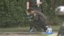 Pomona police officers investigate the scene of a fatal shooting on the 700 block of Columbia Avenue on Sunday, June 3, 2012.