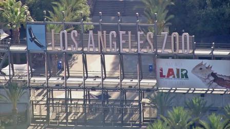 The entrance to the Los Angeles Zoo is seen in this file photo from Tuesday, June 26, 2012.