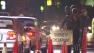 Officials are seen at a DUI checkpoint in Los Angeles County in July 2012.