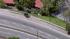 A pursuit suspect is seen driving off an...