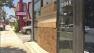 The window to a business on Ventura Boulevard in Encino is seen in this undated file photoboarded up after a vandalism attack.