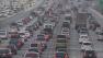 Traffic is seen backed up on the San Diego (405) Freeway in Los Angeles in this undated file photo.