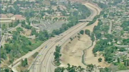 Part of the 710 Freeway is seen in this undated file photo.
