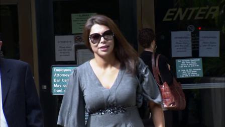 San Fernando Councilwoman Maribel De La Torre is seen walking out of the San Fernando Courthouse on Tuesday, Aug. 21, 2012.
