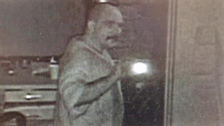 A suspect involved in a furniture store burglary in Tarzana is shown in a surveillance image taken Friday, Aug. 31, 2012.