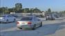 Cars are seen on the Sunset Boulevard Bridge after it reopened for construction on Monday, Sept. 24, 2012.