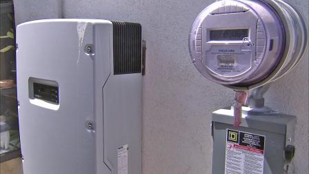 A meter is seen in this undated file photo.