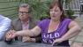 In this photo from Wednesday, Oct. 3, 2012, Valerie Allen (right) shows the injuries she sustained at the hands of Los Angeles Police Department officers in 2009. She was awarded $3.2 million in an excessive force lawsuit against the department.